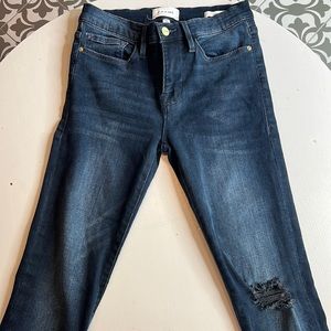 Frame le skinny de Jeanne denim